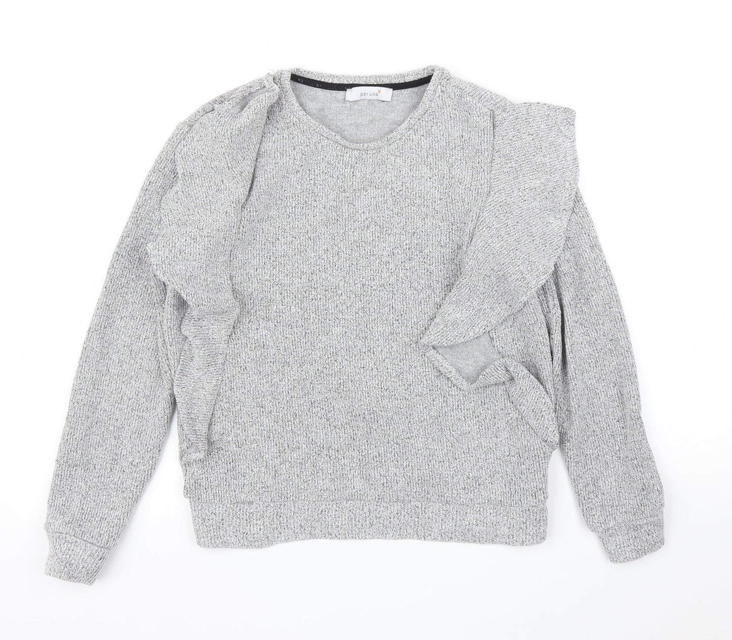M&S Womens Grey   Pullover Jumper Size 10
