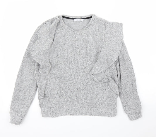 M&S Womens Grey   Pullover Jumper Size 10