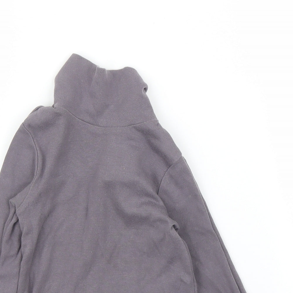 Vertbaudet Girls Grey   Basic T-Shirt Size 2 Years