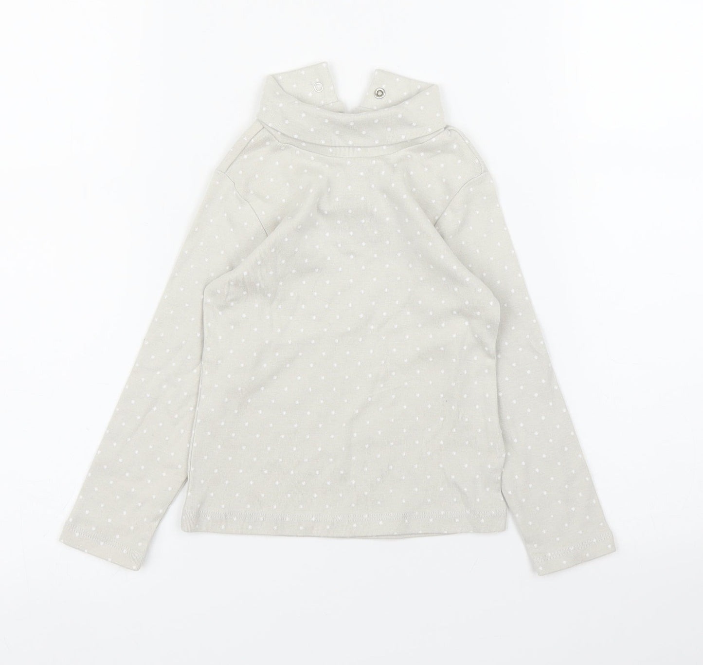 Vertbaudet Girls Beige   Basic T-Shirt Size 2 Years