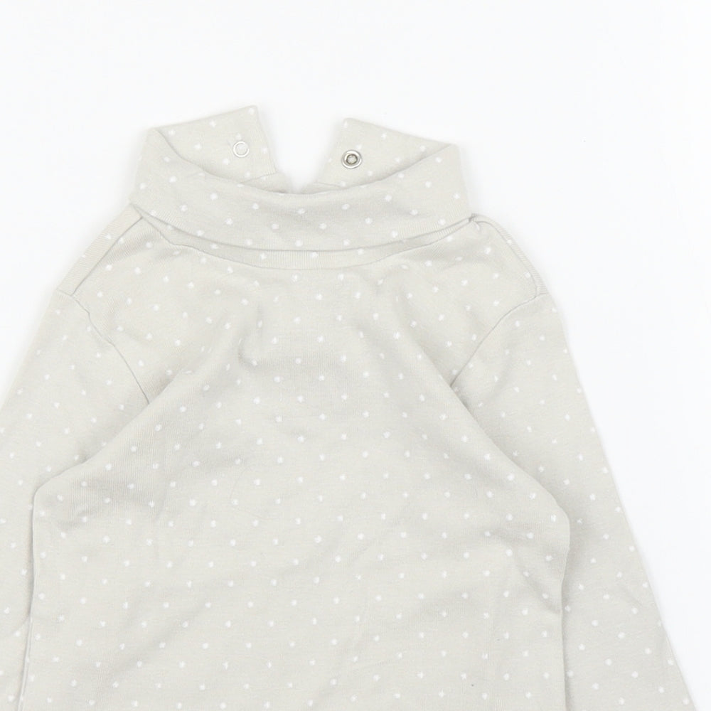 Vertbaudet Girls Beige   Basic T-Shirt Size 2 Years
