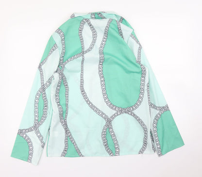 Preworn Womens Green   Basic Blouse Size XS