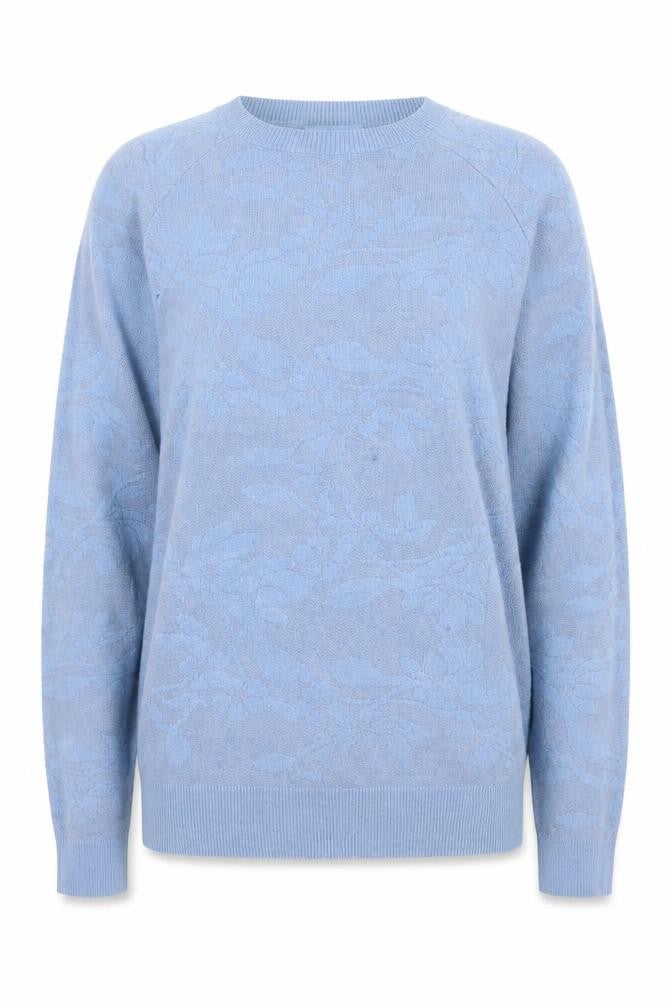 NEXT Womens Blue Floral  Pullover Jumper Size 8