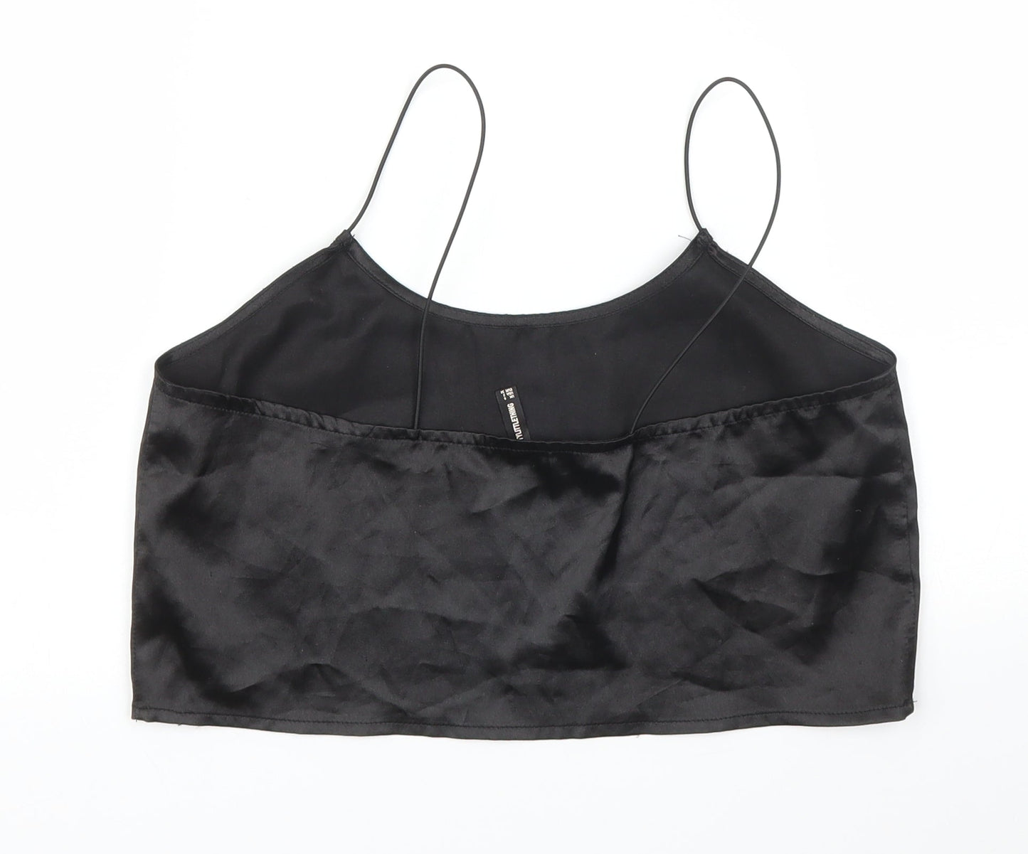 PRETTYLITTLETHING Womens Black   Camisole Blouse Size 6