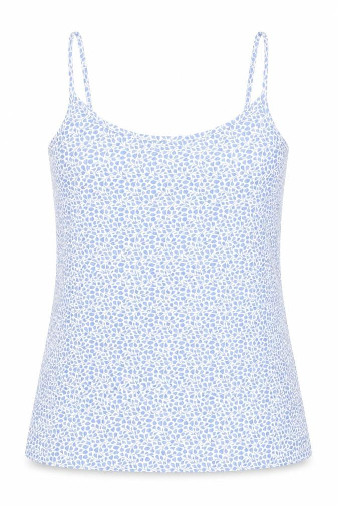 Marks & Spencer Womens Blue Floral  Basic Tank Size 10