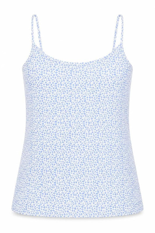 Marks and Spencer Womens Blue Floral  Basic Tank Size 10