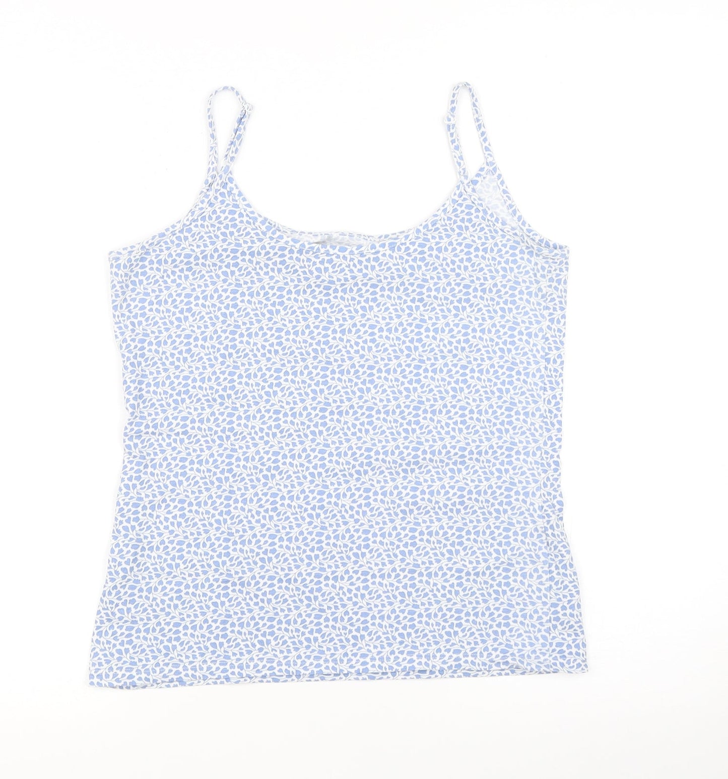 Marks and Spencer Womens Blue Floral  Basic Tank Size 10