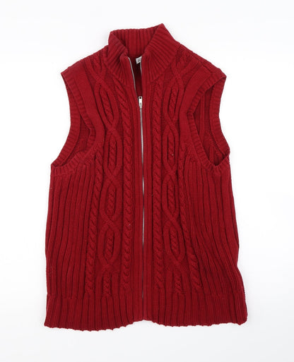 Northern Reflections Womens Red   Full Zip Jumper Size L
