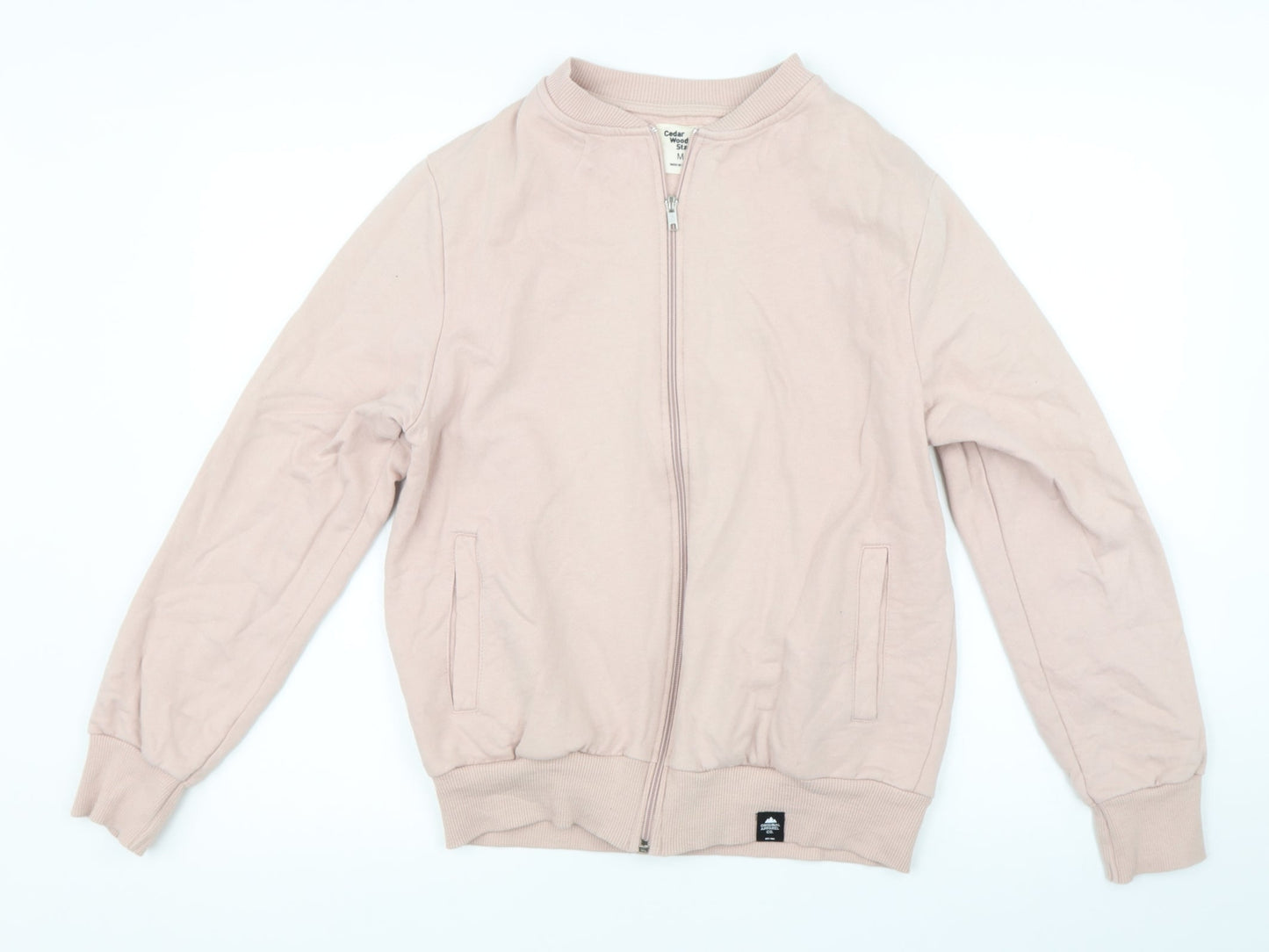 Cedar Wood State Womens Pink   Full Zip Jumper Size M