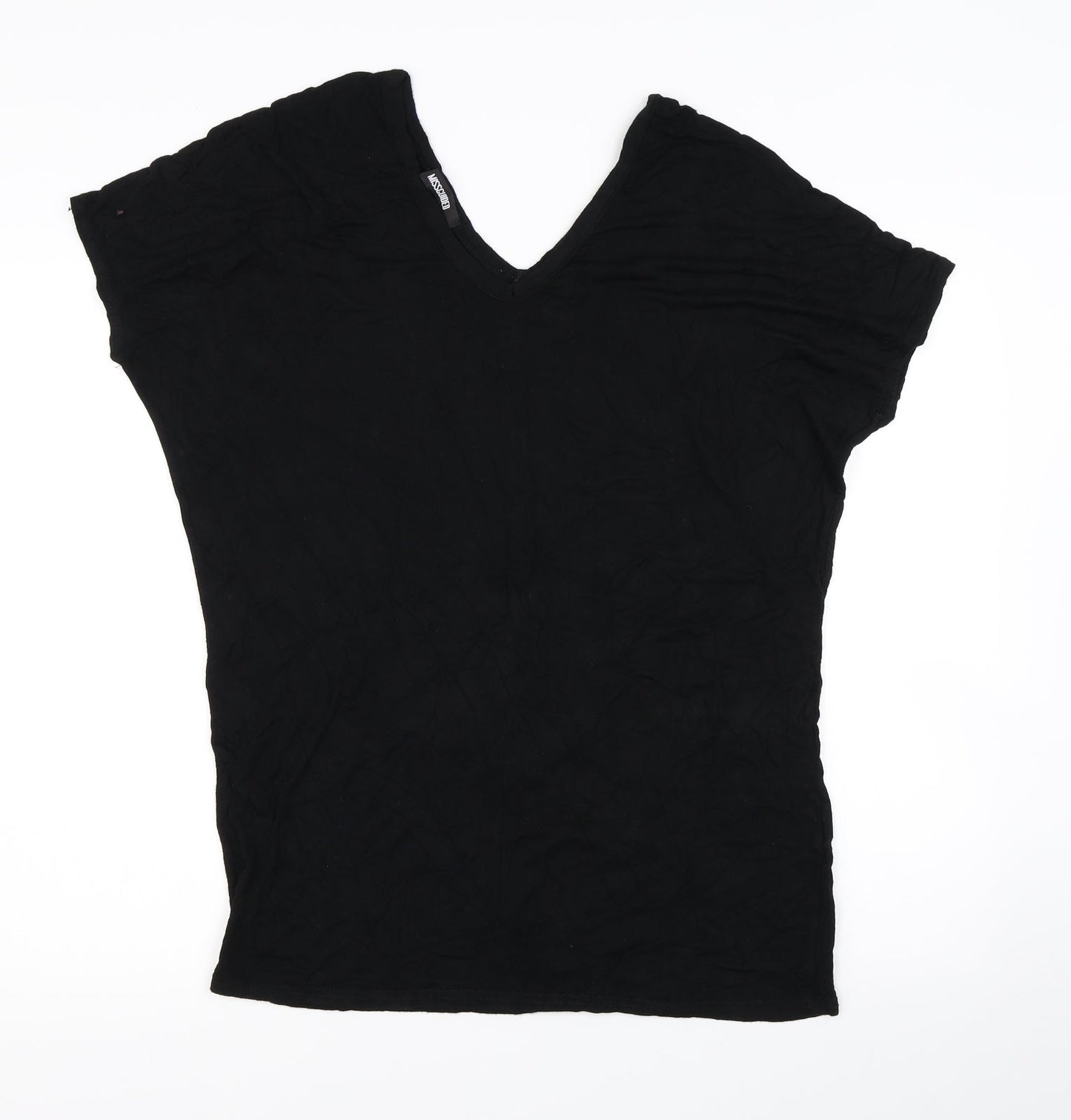 Missguided Womens Black   Basic T-Shirt Size 8