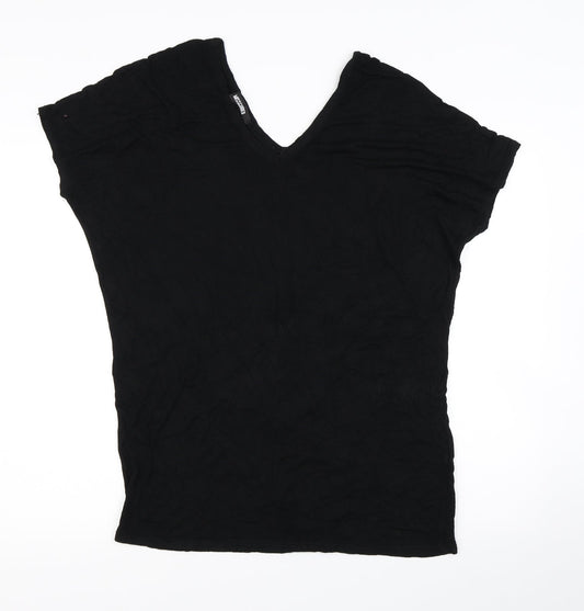 Missguided Womens Black   Basic T-Shirt Size 8