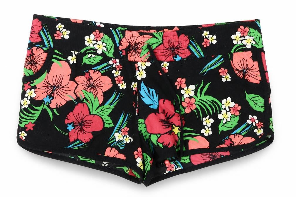 Girl Xpress Womens Multicoloured Floral  Hot Pants Shorts Size 10