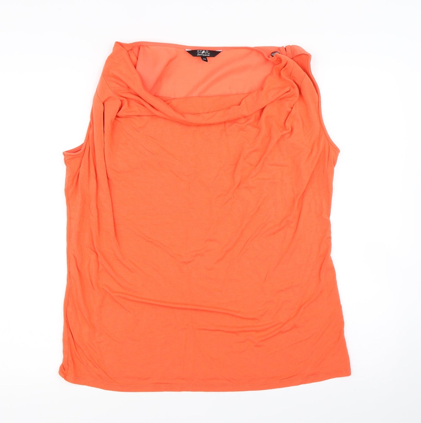 Debenhams Womens Orange   Basic Tank Size 16