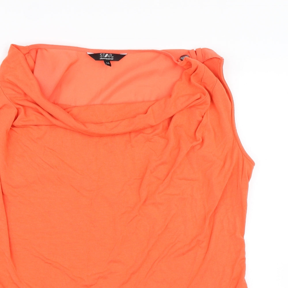 Debenhams Womens Orange   Basic Tank Size 16