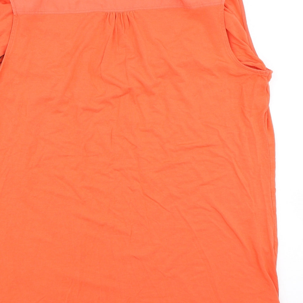 Debenhams Womens Orange   Basic Tank Size 16