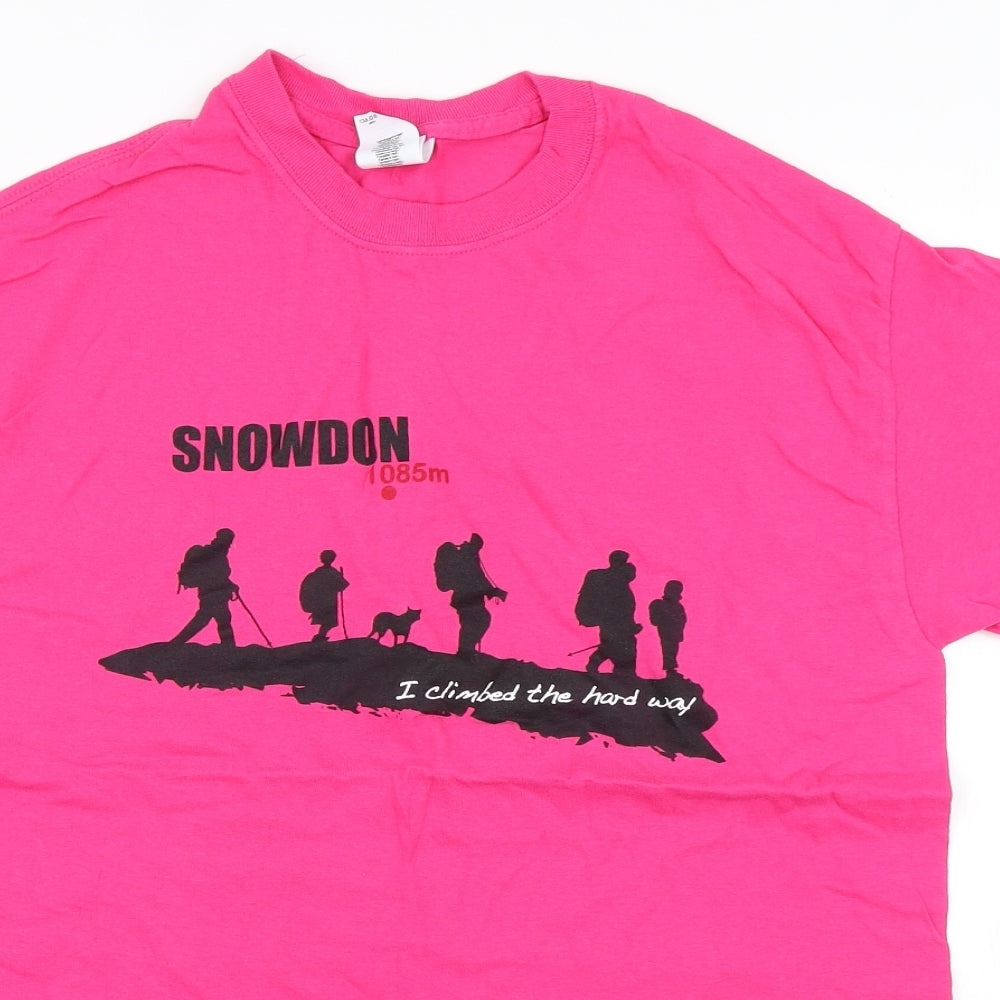 Gildan Womens Pink   Basic T-Shirt Size M