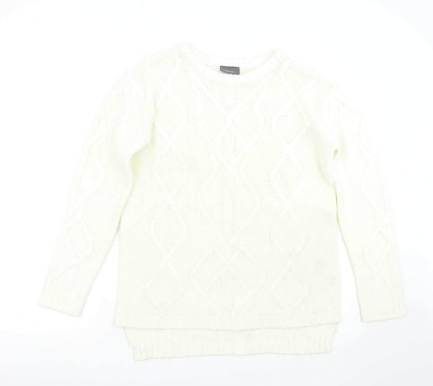 Yessica Womens Beige  Knit Pullover Jumper Size XL
