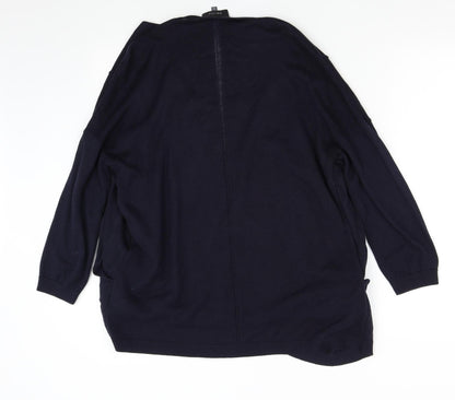 Marks & Spencer Womens Blue  Knit Pullover Jumper Size 16
