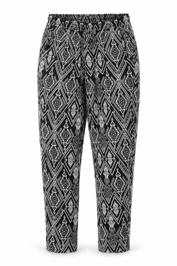 Only Womens Multicoloured Geometric  Trousers  Size 10 L25 in