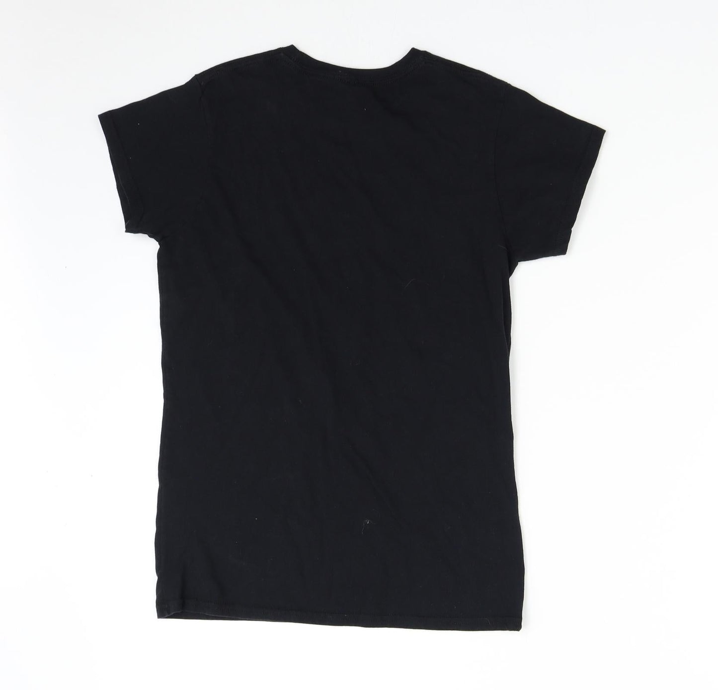 Gildan Womens Black   Basic T-Shirt Size S  - Disney Bambi