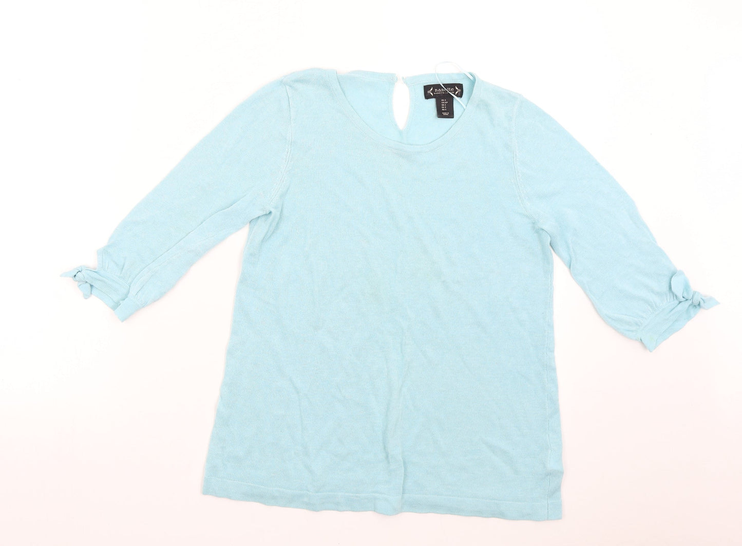 Nanette Womens Green  Knit Pullover Jumper Size S