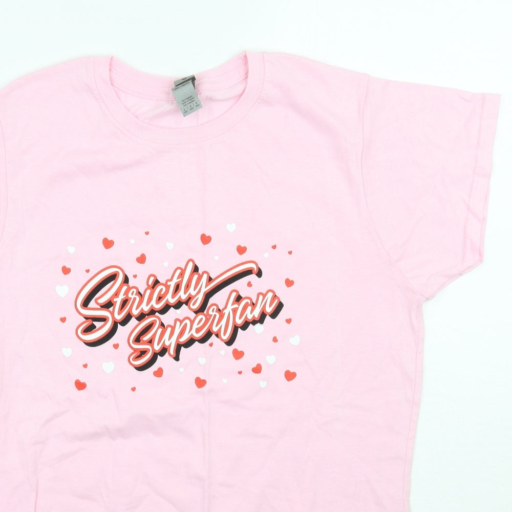 Gildan Womens Pink   Basic T-Shirt Size L