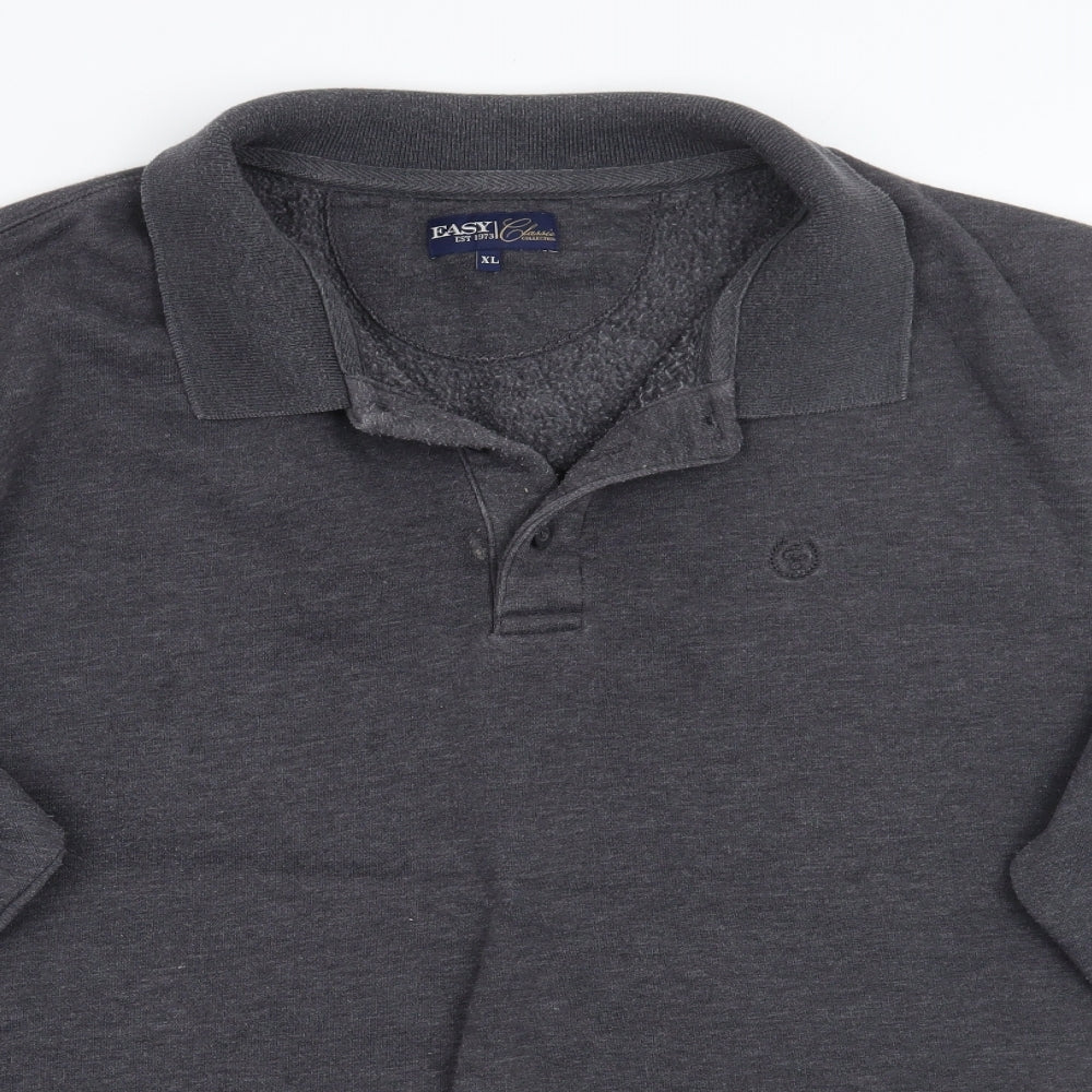 Easy Mens Grey   Pullover Jumper Size XL
