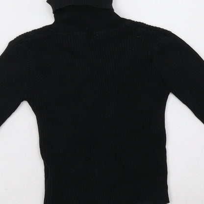 Next Girls Black   Pullover Sweatshirt Size 8 Years