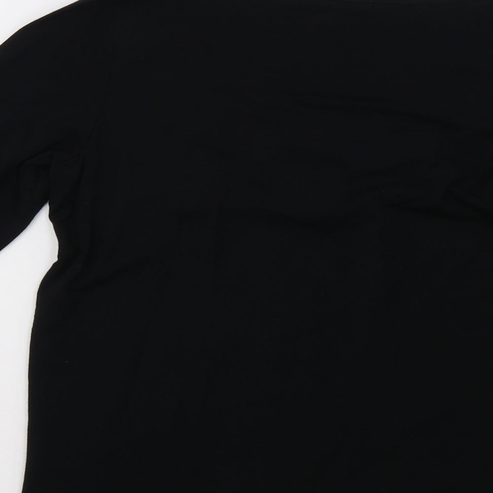 Marks and Spencer Womens Black   Pullover Sweatshirt Size 10