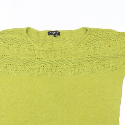 Preloved Debenhams Womens Green   Basic Blouse Size 14 - Detail