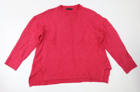 Marks and Spencer Womens Pink   Pullover Jumper Size L
