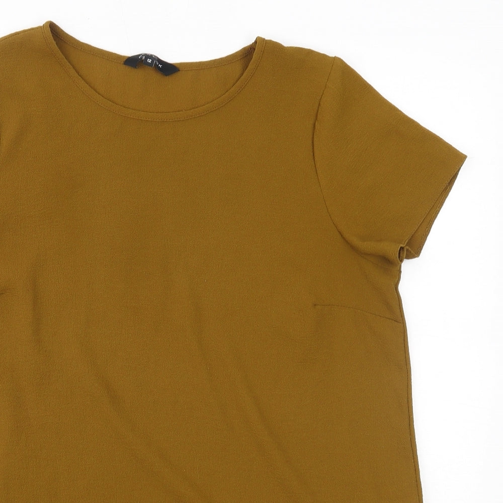 New Look Womens Green   Basic Blouse Size 12