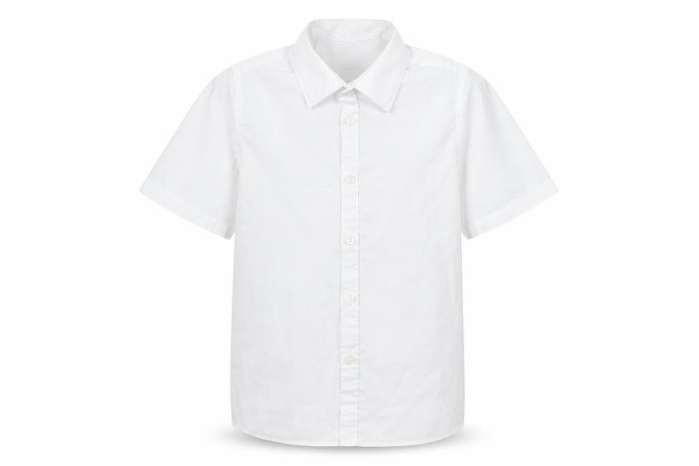 Marks & Spencer Boys White   Basic Button-Up Size 8-9 Years