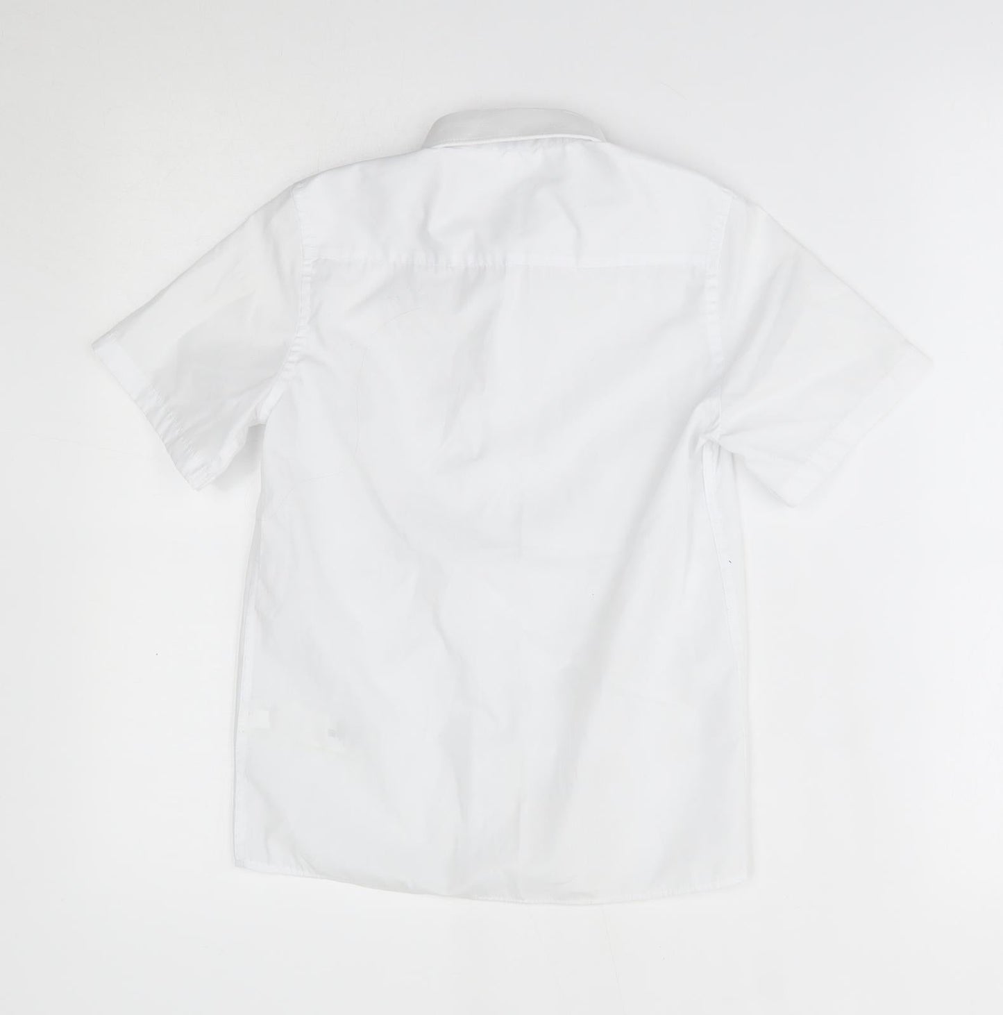 M&S Boys White   Basic Button-Up Size 8-9 Years