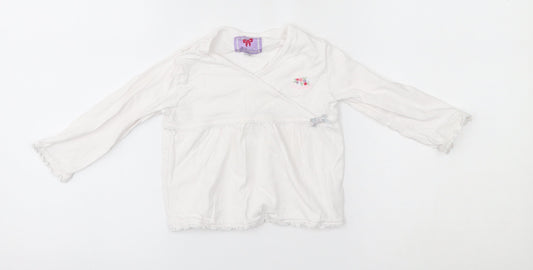 Debenhams Baby White   Wrap T-Shirt Size 18-24 Months