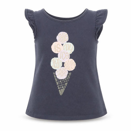 Maggie & Zoe Girls Blue   Basic Blouse Size 3-4 Years