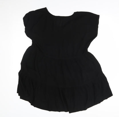 Preloved JD williams Womens Black   A-Line  Size 12 - Back