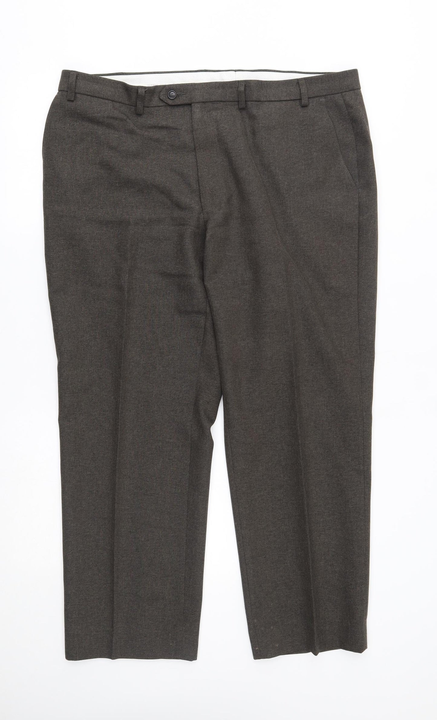 M&S Womens Grey   Trousers  Size 40 L29 in