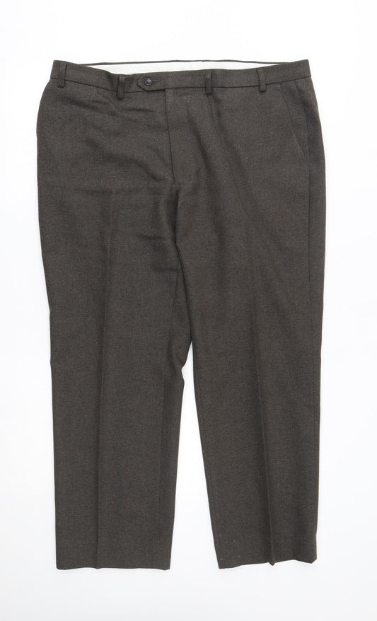 M&S Womens Grey   Trousers  Size 40 L29 in