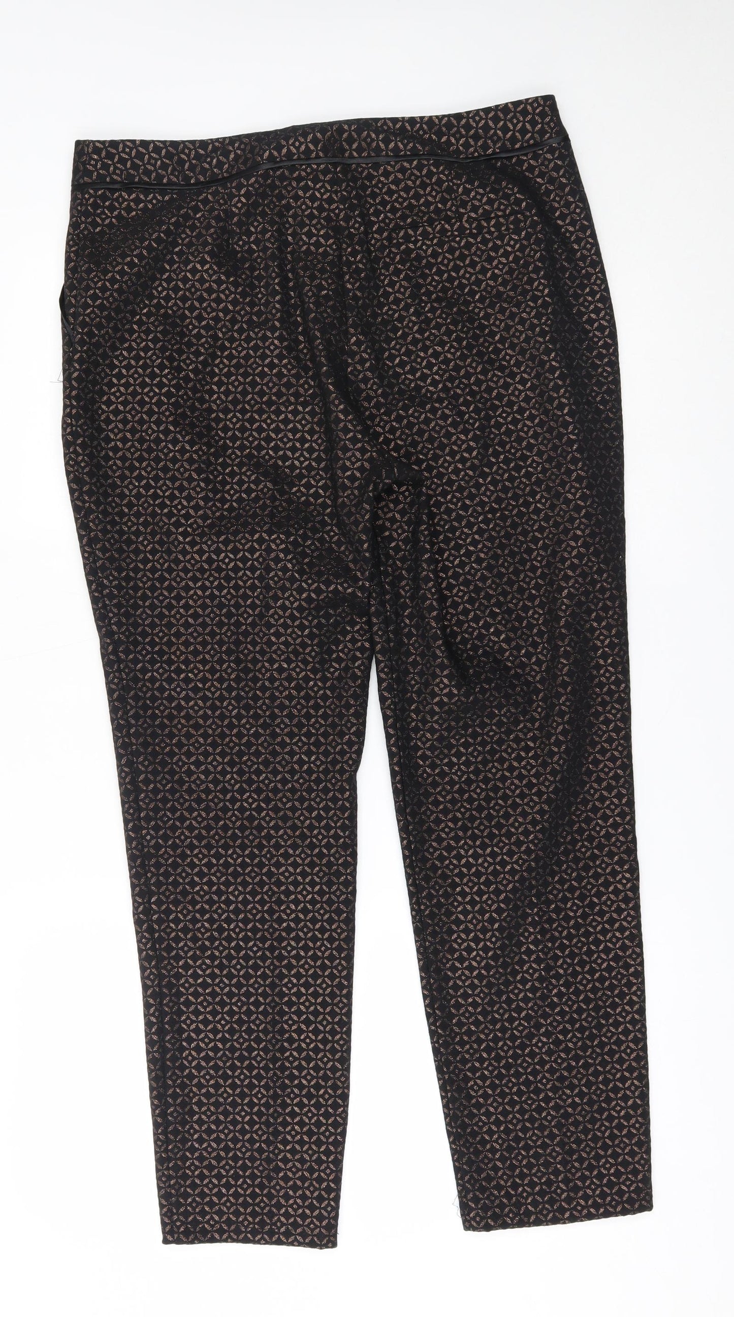 Wallis Womens Black   Trousers  Size 14 L26 in