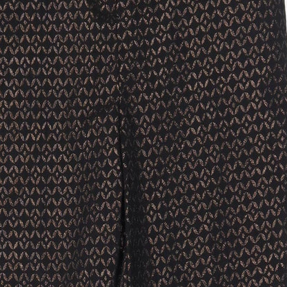 Preloved Wallis Womens Black   Trousers  Size 14 L26 in - Detail