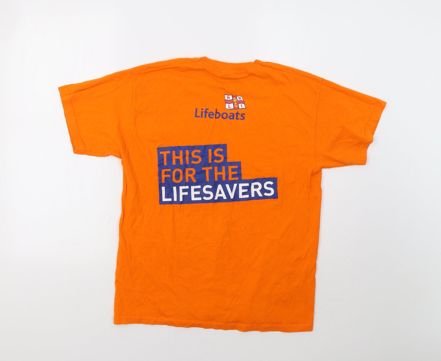 Fruit of the Loom Womens Orange   Basic T-Shirt Size M  - Lifeboats