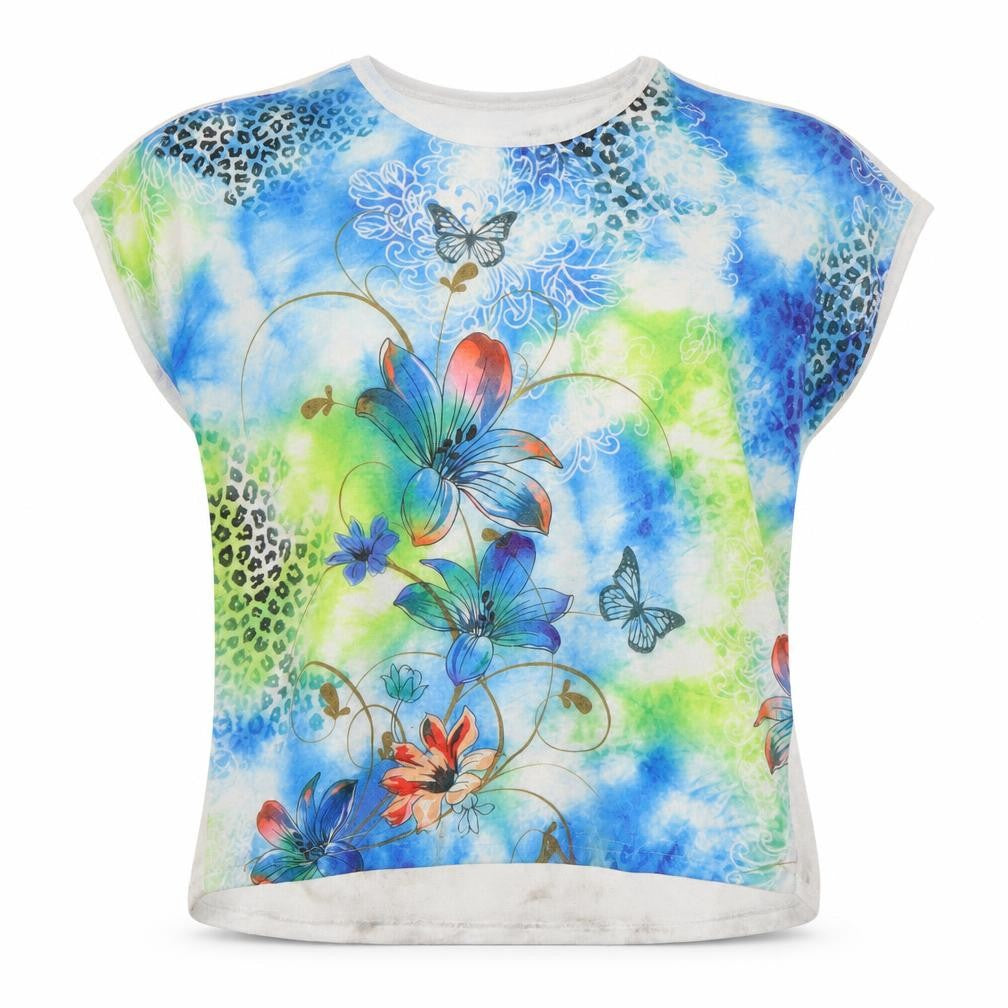 Izabel LONDON Womens Multicoloured   Basic T-Shirt Size 10