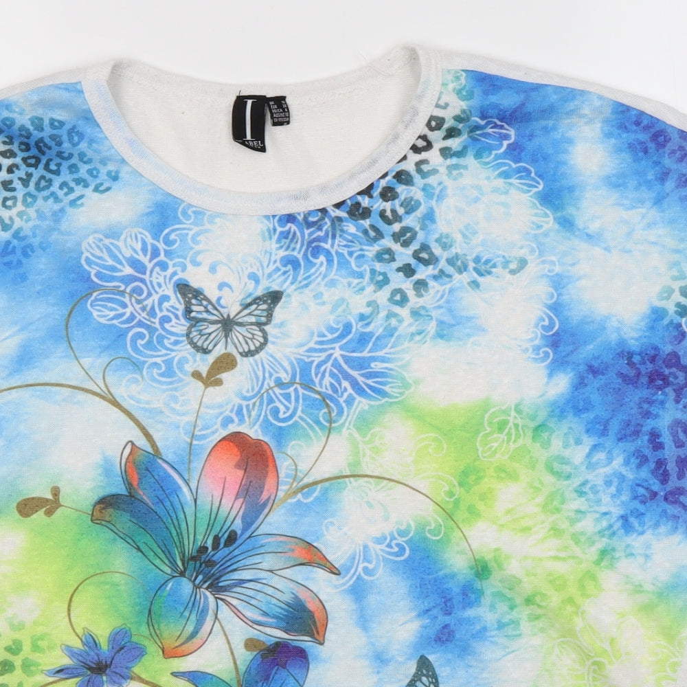 Izabel LONDON Womens Multicoloured   Basic T-Shirt Size 10