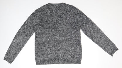 Topman Mens Grey   Pullover Jumper Size M
