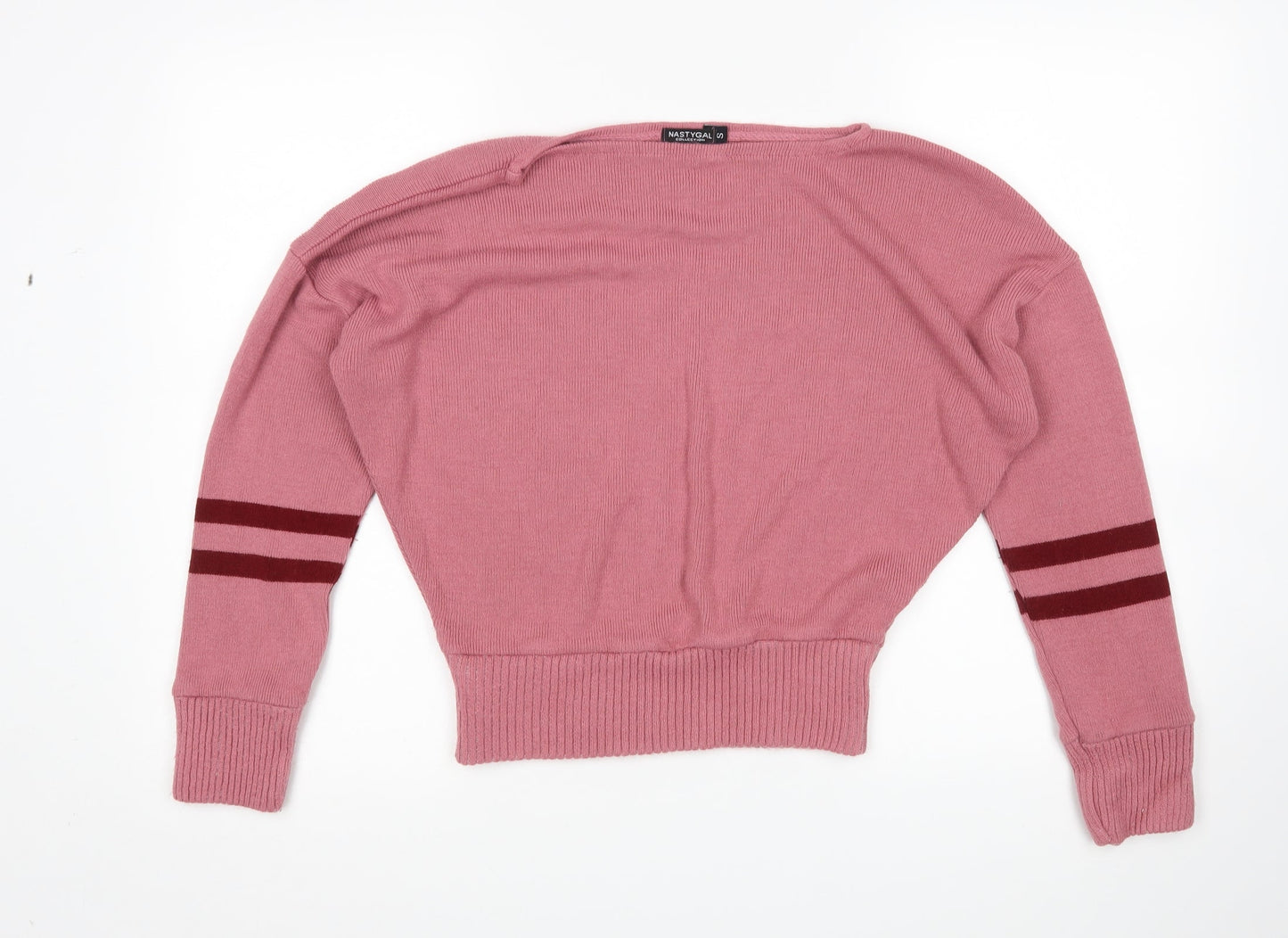 Nasty Gal Womens Pink   Pullover Jumper Size S