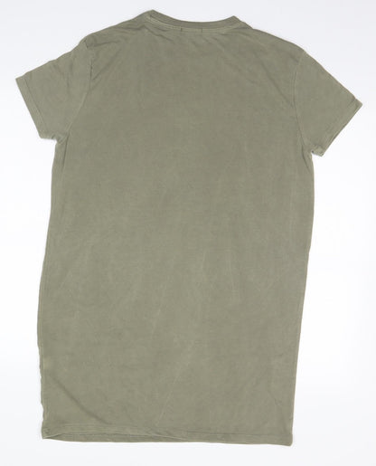 PRETTYLITTLETHING Womens Brown   Basic T-Shirt Size 8