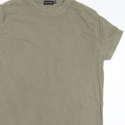 PRETTYLITTLETHING Womens Brown   Basic T-Shirt Size 8