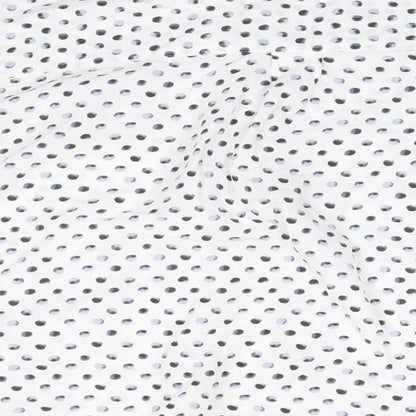 Marks & Spencer Womens White Polka Dot  Basic Button-Up Size 8