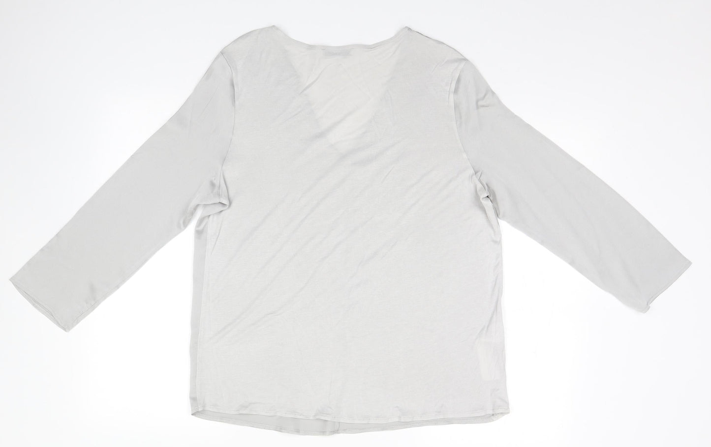 MNG Womens Silver   Basic Blouse Size L